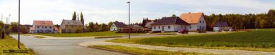 Blick auf das Wohngebiet "Alte Schule"