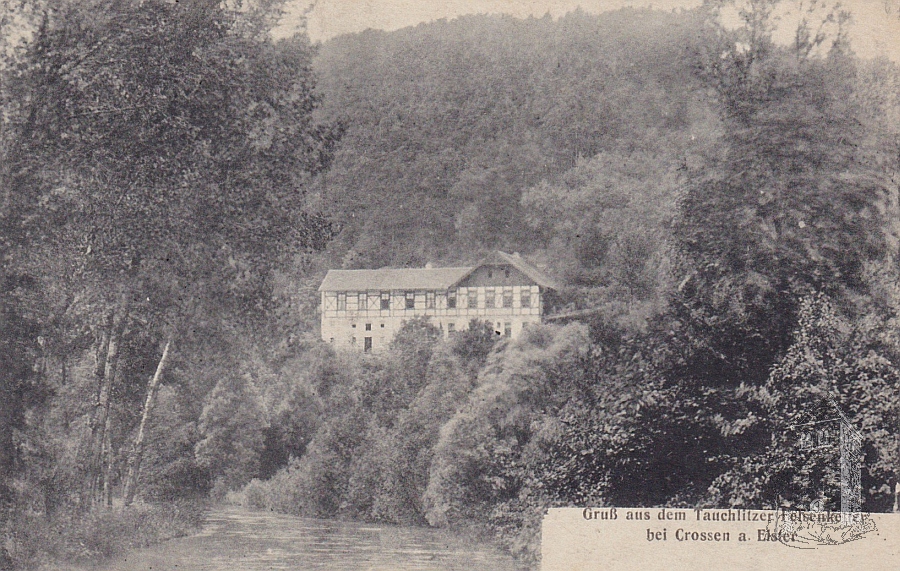 Postkarte Tauchlitzer Felsenkeller um 1900 - Archiv von Hartmut Grossmann tauchlitz-01b.jpg